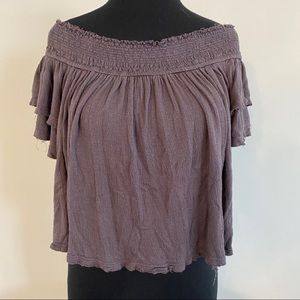 purple top woman’s XS